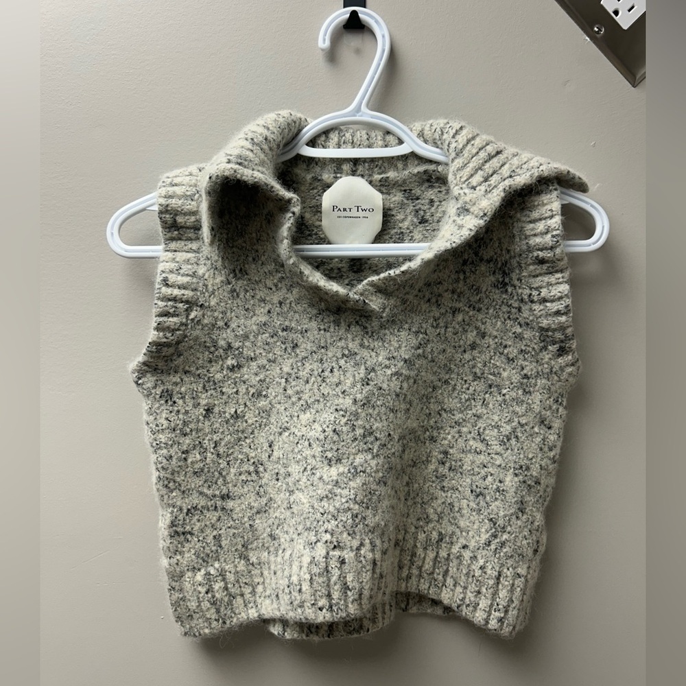 Part Two‎ Pullover V Neck Wool Sweater